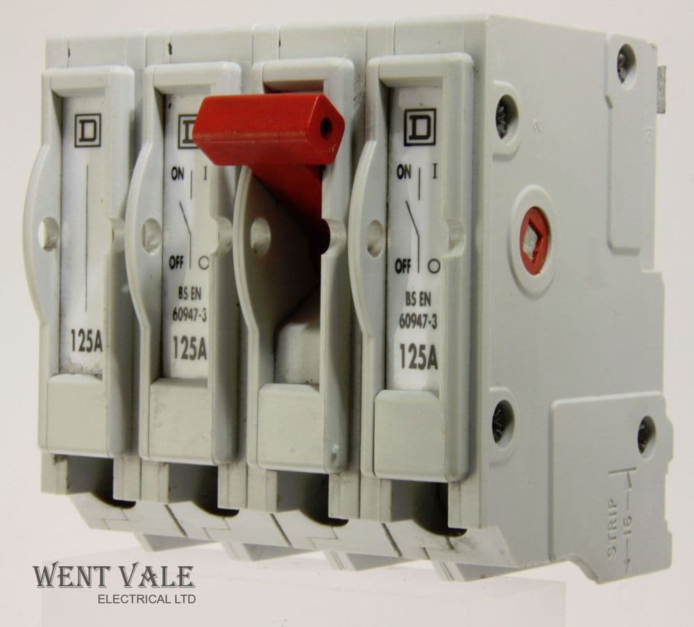 Square D - Qwikline - QO4100MN Mk1 - 125a 3 Pole and Neutral Switch ...