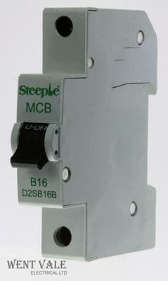 Steeple - D2SB16B - 16a Type B Single Pole MCB Used