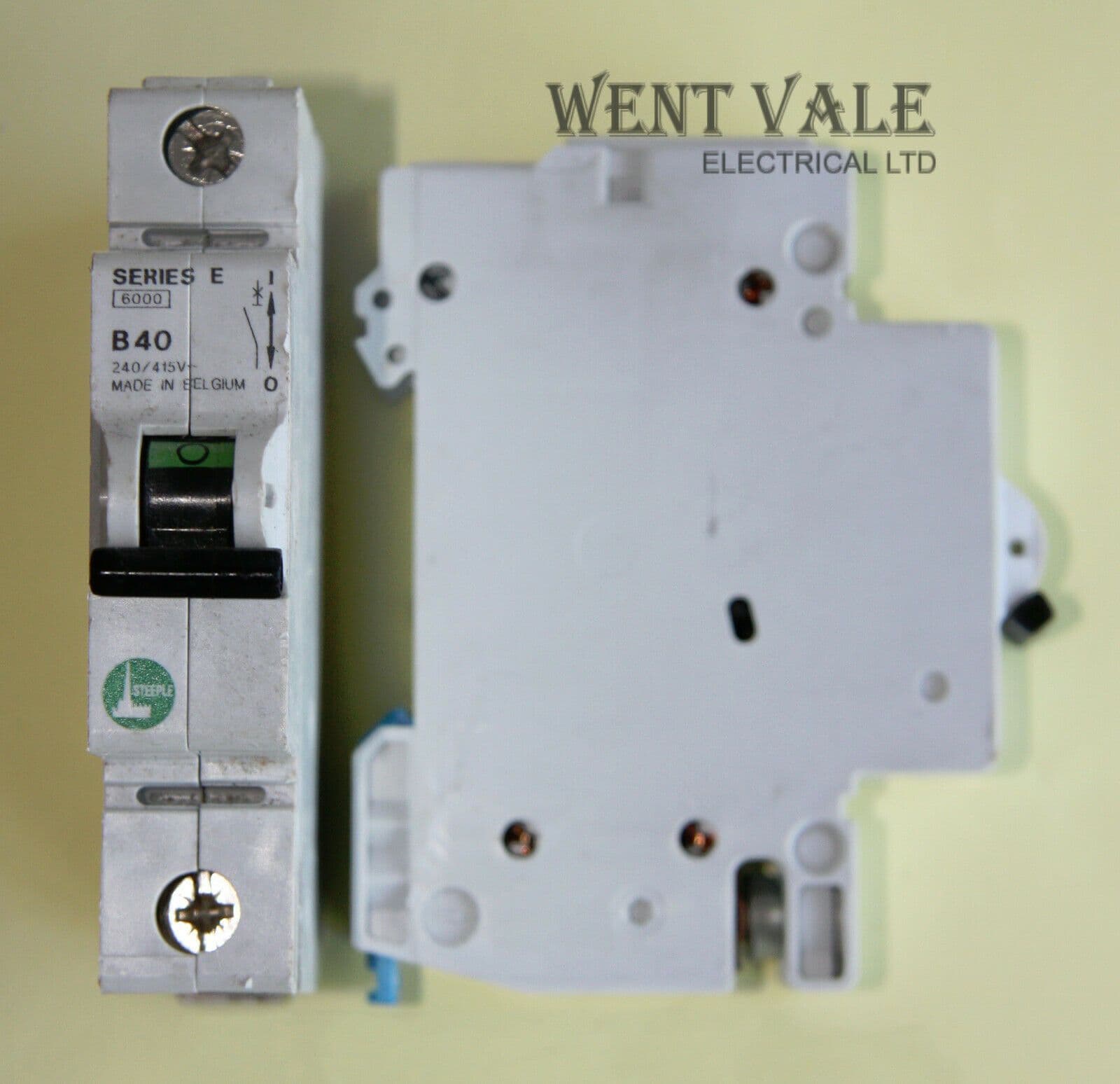 Steeple Series E/B40 - 40a Type B Single Pole MCB Used