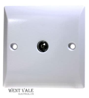 Super Switch Silk Range - SW32 - 1g Single TV/FM Co-ax Socket Outlet New