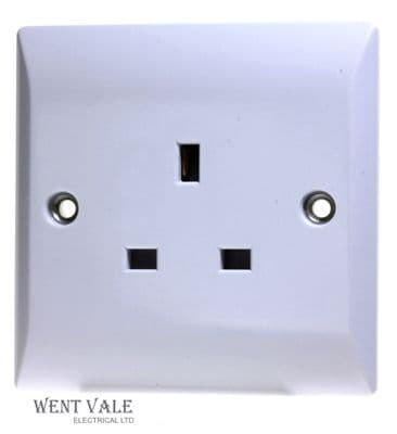 Super Switch Silk Range - SW5 - 13a One Gang Unswitched Socket  New