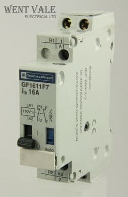 Telemecanique GF1611F7 - 16ax Two Pole Impulse Relay - 110vac (F7) Coil Unused