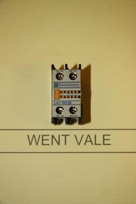 Telemecanique LA1DN20 10a Front Mount Contact Block 2 x NO Contacts Used