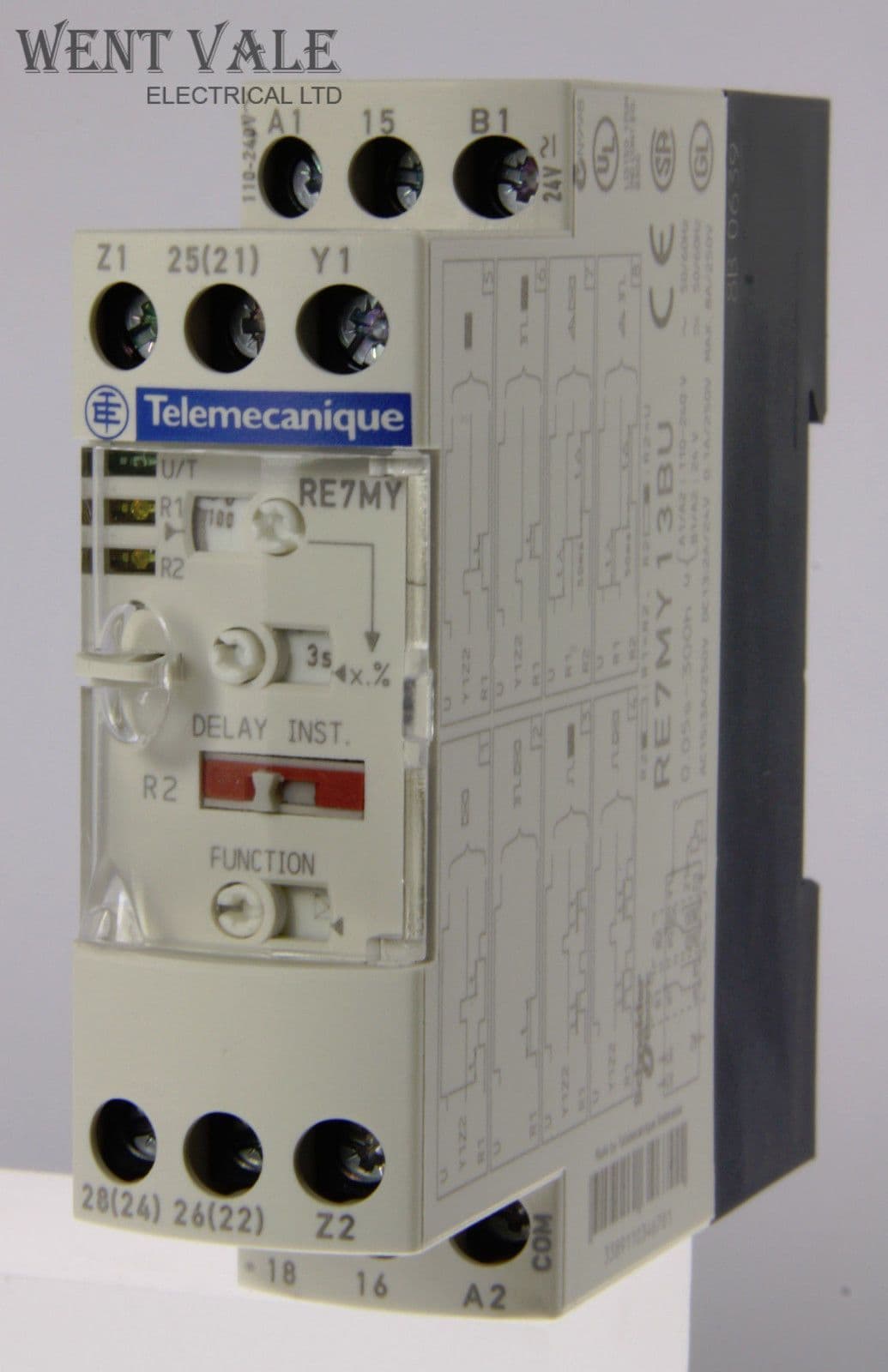 Telemecanique Zelio - RE7MY13BU Multifunction Timer Relay Coil 24VDC ...