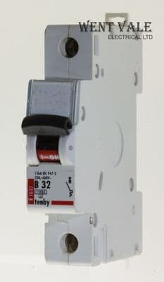 Tenby - B1032 - 32a Type B Single Pole MCB Used