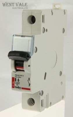 Tenby - B106 - 6a Type B Single Pole MCB Unused