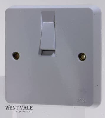 Tenby Glacier - 7048 - 20a Double Pole Switch With Flex Outlet Unused