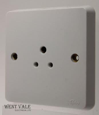 Tenby Glacier - 7050 - 2a Unswitched Single Unshuttered Socket Outlet Un-used