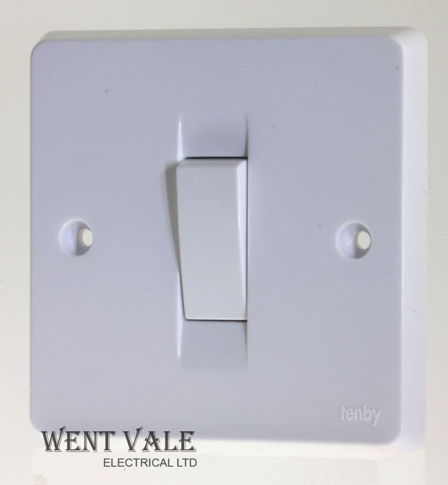 Tenby-Legrand - 7360 11 - 10a One Gang One Way Plate Switch New