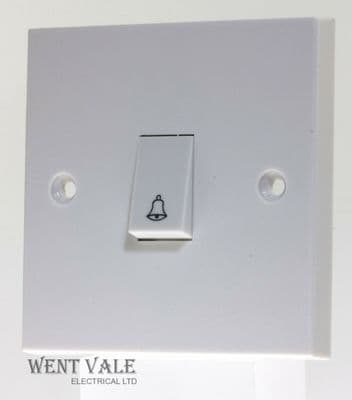 Vimark 1249/B -  Moulded 10ax 1g 1w Normally Open Push Switch With Bell Symbol
