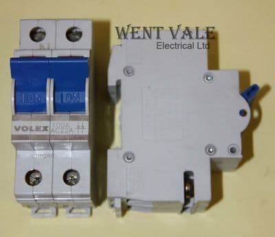 Volex - SFVSW100 - 100A Double Pole Main Switch Disconnector Used