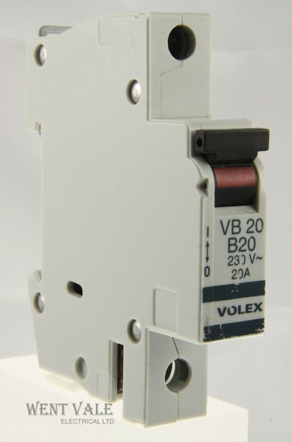 Volex VB Protector Range - VB20 - 20a Type B Single Pole MCB Used
