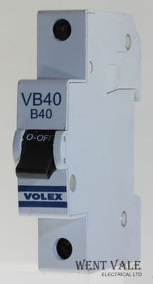 Volex VB Range - VB40 - 40a Type B Single Pole MCB Used