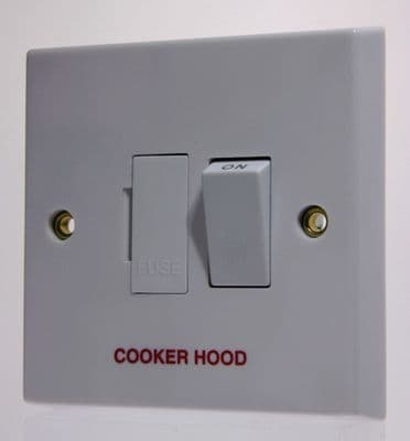 Volex - VX1080CH - 13a White Moulded Switched Fused Spur Marked 