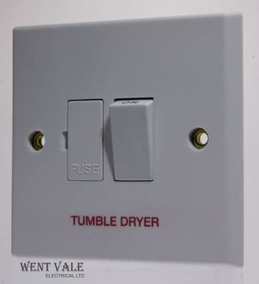 Volex - VX1080TD - 13a White Moulded Switched Fused Spur Marked 