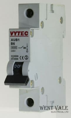 Vytec - AUB1 B6 - 6a Type B Single Pole MCB Used