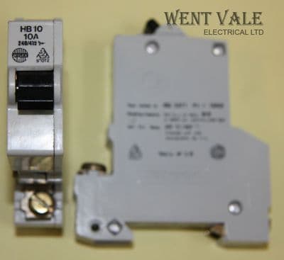 Wylex - HB10 10a Type 2 Single Pole MCB *Used*