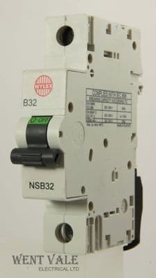 Wylex - NH NSB Range - NSB32 - 32a Type B Single Pole MCB Used (SQ)