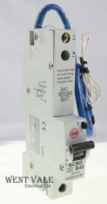 Wylex - NH Range - NSBS40-B/1 - 40a 30mA Type B Single Pole RCBO BNIB