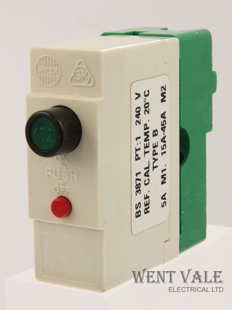 Wylex Standard Range Mk1 Plugin Retro Fit 45a Type B Single Pole