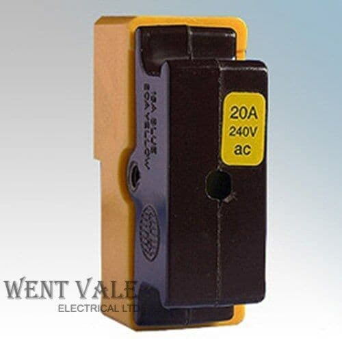 Wylex Standard Range WYC20 20 Amp BS1361 Cartridge Fuse Holder And