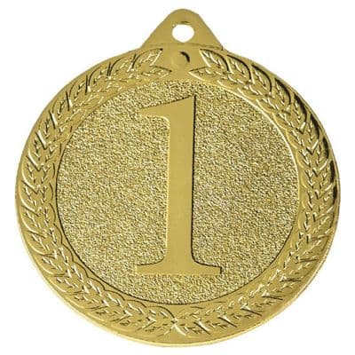 1st, 2nd & 3rd Place Antique Finish Medal 50mm