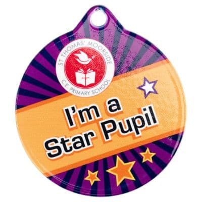 50mm Medal with Customisable Sublimation - 10 Pcs