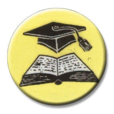 Academic Achievement Vinyl 25mm Flat Centre - 5pcs