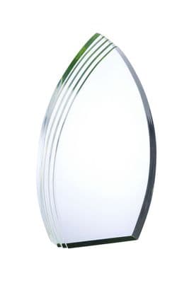 Acrylic Sail with Green Effect Award 228mm