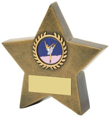Antique Gold Resin Star Award