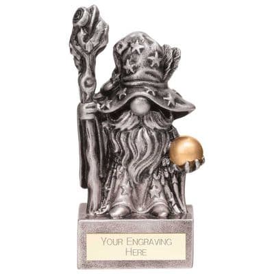 Antique Silver Wizard Award 100mm