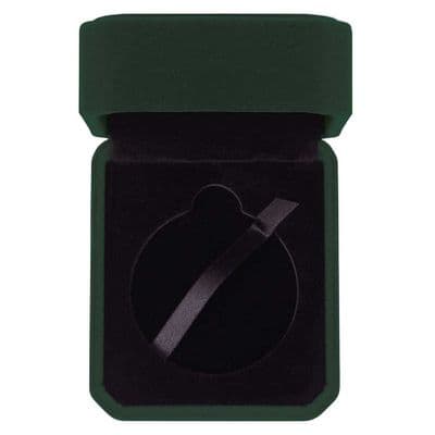 Aspire Velvet Medal Box Green - 50/55/60/70mm Medals