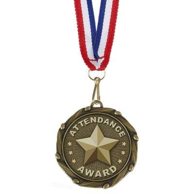 Attendance Award Combo Medal 45mm
