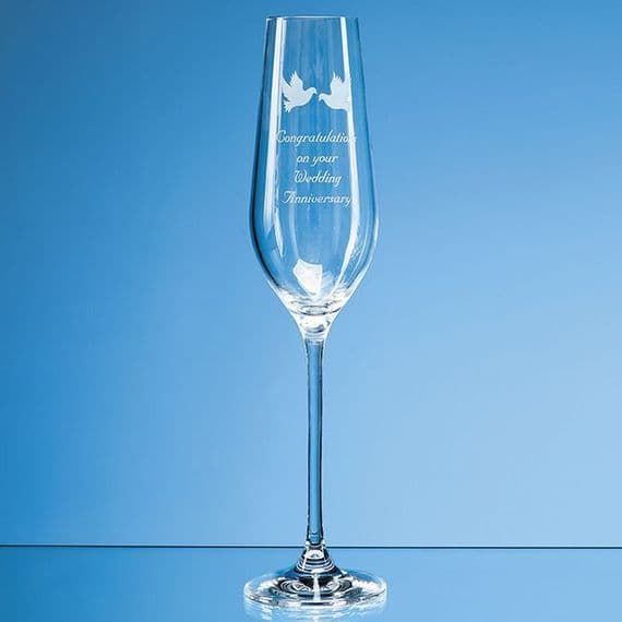 Aura Crystalite Champagne Flute | TrophyMaster UK