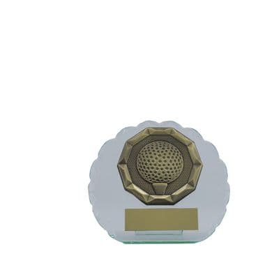 Aurora Edge Clear Glass Golf Award