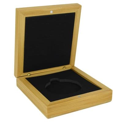 Bamboo  Medal Box for 50mm Medal