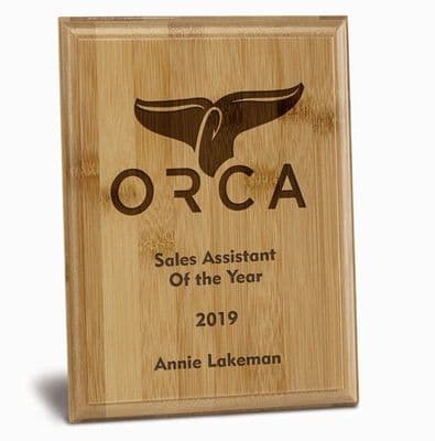 Bamboo Plaque suitable for Laser Engraving