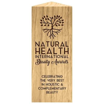 Bamboo Wooden Desk Plaque 200mm x 62mm