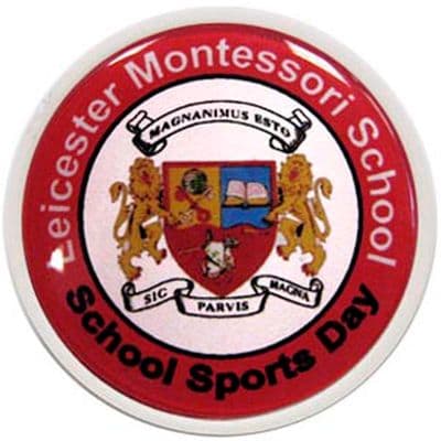 Bespoke Plastic Backed Lapel Badges incl personalised 25mm insert (50pcs)