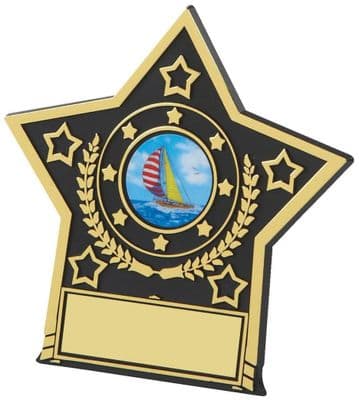 Black Star Plaque Award - 3 sizes