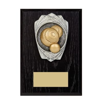 Black Wood Lawn Bowls Award