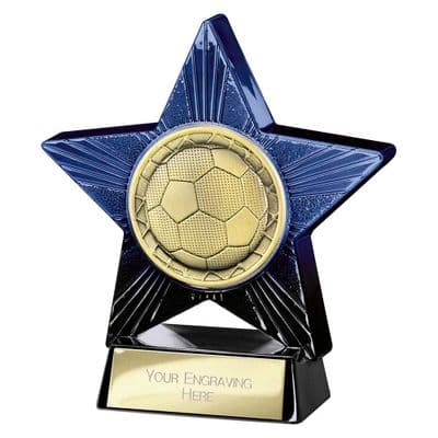 Blue & Black Superstar Football Award
