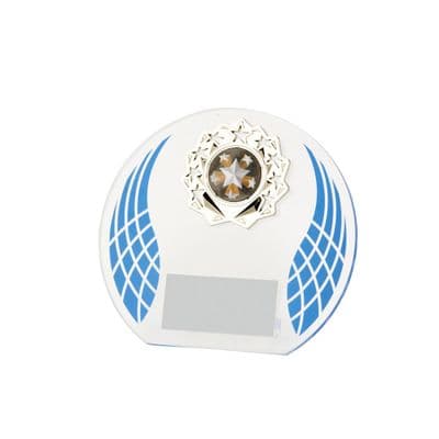 Blue Wreath Glass Multisport Award