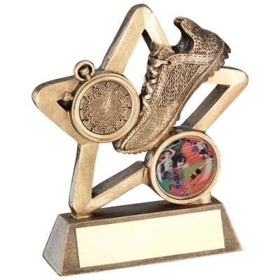 Brz/Gold Athletics Mini Star Trophy