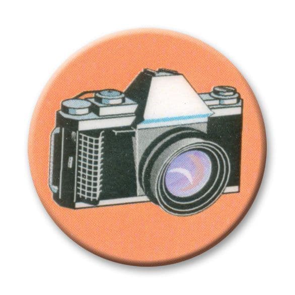 Camera Vinyl 25mm Flat Centre - 5pcs