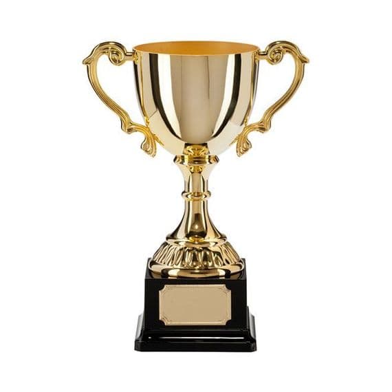 Canterbury Gold Nickel Plated Cup 235mm (9.25