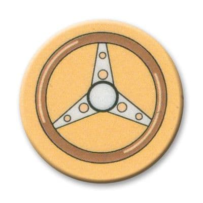 Car Steering Wheel Vinyl 25mm Flat Centre - 5pcs