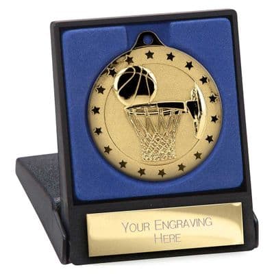 Cascade Stars Basketball 50mm Medal & Box