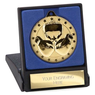 Cascade Stars Boxing 50mm Medal & Box