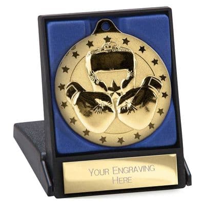 Cascade Stars Boxing 70mm Medal & Box